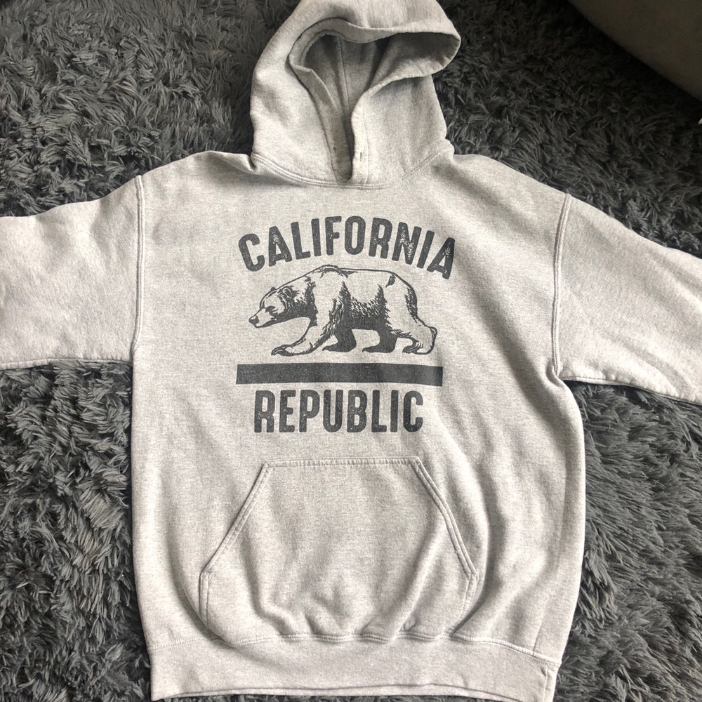 Gray hoodie